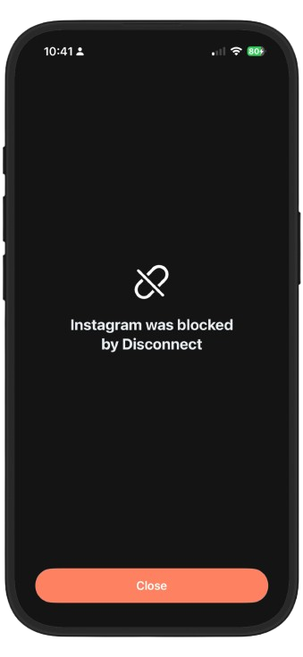 Disconnect Dashboard